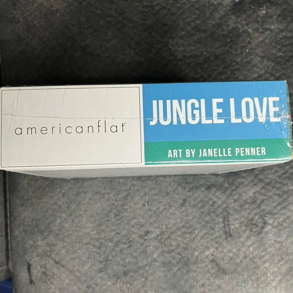Jungle Love Art By Janelle Penner 1000 Piece Jigsaw Puzzle American Flat New
